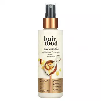 Hair Food, Термозащитная смесь, кокосовое и аргановое масло, 190 мл (6,4 жидк. Унции)