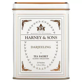 Harney & Sons, Дарджилинг, 20 чайных пакетиков, 1.4 унции (40 г)