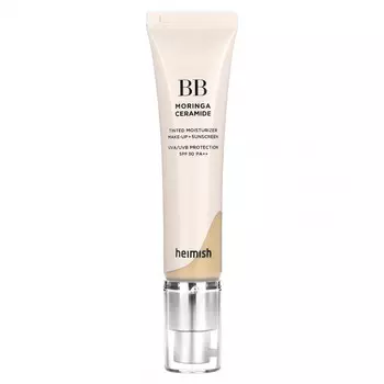 Heimish, BB-крем Moringa Ceramide, тонирующее увлажняющее средство для макияжа и солнцезащитного крема, SPF 30 PA ++, легкое средство 23N, 30 г (1,05 унции)