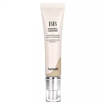 Heimish, BB-крем Moringa Ceramide, тонирующее увлажняющее средство для макияжа и солнцезащитного крема, SPF 30 PA ++, телесный оттенок 23C, 30 г (1,05 унции)