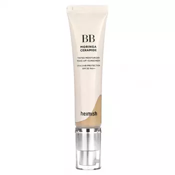 Heimish, BB-крем Moringa Ceramide, тонирующее увлажняющее средство для макияжа и солнцезащитного крема, SPF 30 PA ++, средний 25N, 30 г (1,05 унции)