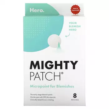 Hero Cosmetics, Mighty Patch, Micropoint для высыпаний, 8 патчей