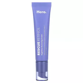 Hero Cosmetics, Rescue Retinol, ночной восстанавливающий крем, 30 мл (1,014 жидк. Унции)