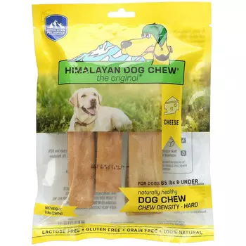 Himalayan Pet Supply, Himalayan Dog Chew, твердый, для собак до 65 фунтов, сыр, 280 г (9,9 унции)