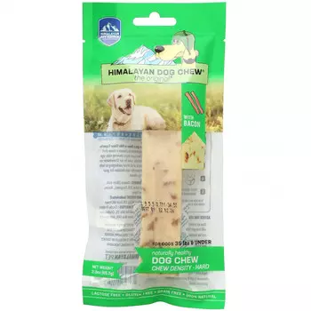 Himalayan Pet Supply, Himalayan Dog Chew, жесткое, для собак до 35 фунтов, бекон, 65,2 г (2,3 унции)