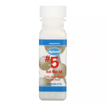 Hyland's, #5 Kali Mur. 6X, 500 таблеток