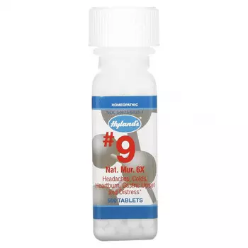 Hyland's, Nat Mur 6X, #9, 500 таблеток