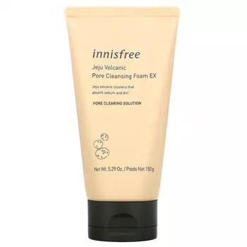 Innisfree, Jeju Volcanic Pore Cleansing Foam EX, 150 г (5,29 унции)