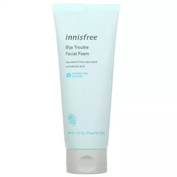 Innisfree, Пенка для лица Bija Trouble, 150 г (5,29 унции)