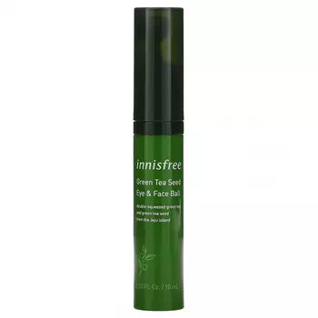 Innisfree, Шарик для глаз и лица с семенами зеленого чая, 10 мл (0,33 жидк. Унции)