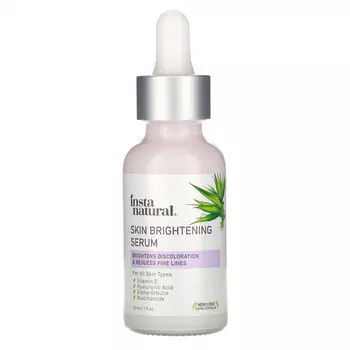 InstaNatural, Skin Brightening Serum, антивозрастная сыворотка для сияния кожи, 30 мл (1 жидк. унция)