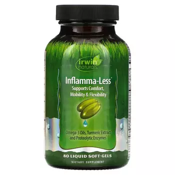 Irwin Naturals, Inflamma-Less, 80 гелевых капсул