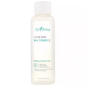 Isntree, Тонер Clear Skin BHA Toner, 200 мл (6,76 жидк. унции)