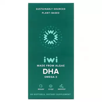 iWi, Омега-3 ДГК, 60 мягких таблеток