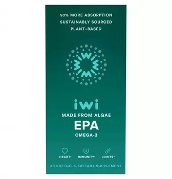 iWi, Omega-3 EPA, Algae-Based, 30 Softgels