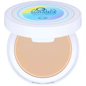 J.Cat Beauty, Компактная тональная основа Aquasurance, оттенок ACF102 натуральный, 9 г