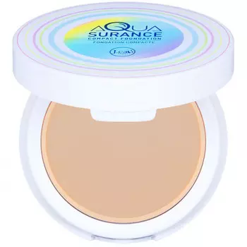 J.Cat Beauty, Компактная тональная основа Aquasurance, оттенок ACF104 мягкий загорелый, 9 г