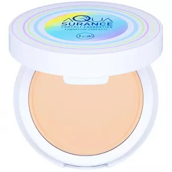 J.Cat Beauty, Компактная тональная основа Aquasurance, оттенок ACF101 слоновая кость, 9 г