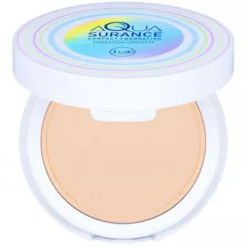 J.Cat Beauty, Компактная тональная основа Aquasurance, оттенок ACF100 фарфоровый, 9 г