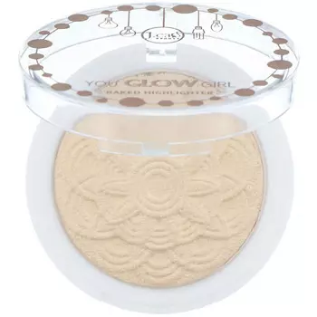 J.Cat Beauty, You Glow Girl, запеченый хайлайтер, оттенок YGG105 «Лунный свет», 8,5 г