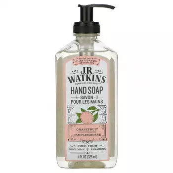 J R Watkins, Мыло для рук, грейпфрут, 11 жидких унций (325 мл)