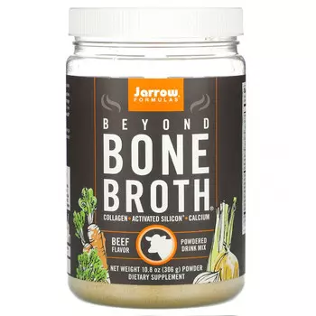 Jarrow Formulas, Beyond Bone Broth, бульон со вкусом говядины, 306 г (10,8 унции)