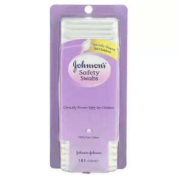 Johnson & Johnson, Безопасные тампоны, 185 штук