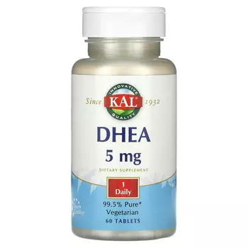 KAL, ДГЭА, 5 мг, 60 таблеток