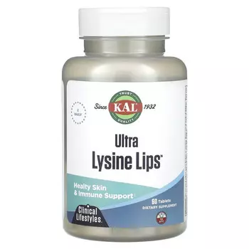 KAL, Ultra Lysine Lips, 60 таблеток