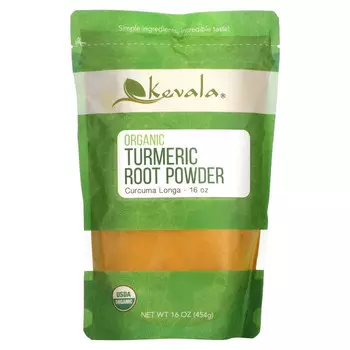 Kevala, порошок из корня органической куркумы, 454 г (16 унций)