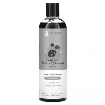 Kin+Kind, натуральный шампунь для собак с древесным углем, пачули, 354 мл (12 жидк. унций)