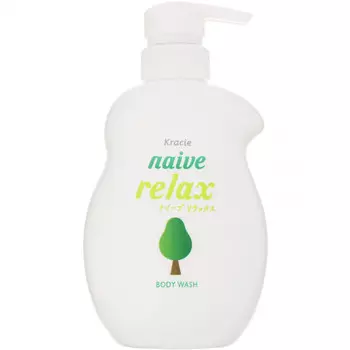 Kracie, Naive, гель для душа, «Расслабление», 530 мл (17,9 жидк. унции)