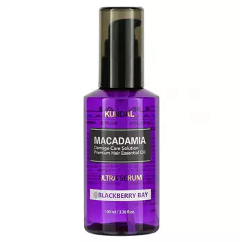 Kundal, Macadamia, сыворотка для волос с экстрактом ежевики, 100 мл (3,38 жидк. Унции)
