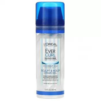 L'Oreal, Ever Curl, крем-гель для укладки и фиксации волос, 150 мл (5 жидк. унций)