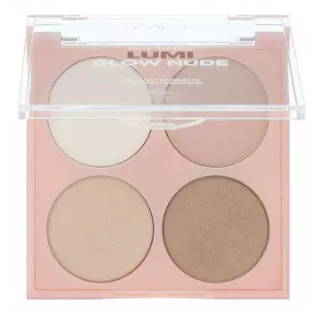 L'Oreal, Палетка хайлайтеров True Match Lumi Glow Nude, оттенок 760 «Лунный поцелуй», 7,3 г