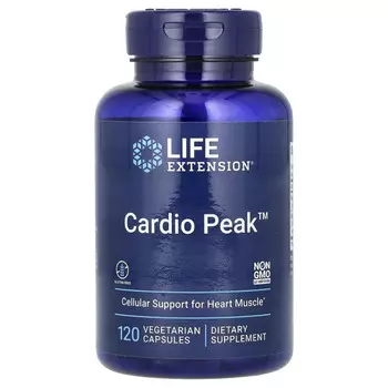 Life Extension, Cardio Peak, 120 вегетарианских капсул