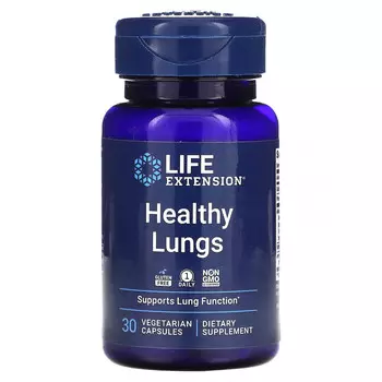 Life Extension, Healthy Lungs, 30 вегетарианских капсул