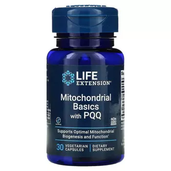 Life Extension, Mitochondrial Basics с PQQ, 30 капсул