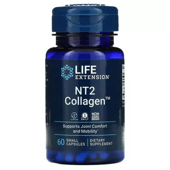 Life Extension, NT2 Collagen, 60 маленьких капсул