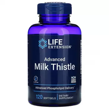 Life Extension, улучшенная формула расторопши, 120 капсул