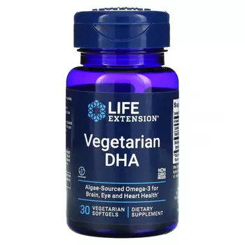 Life Extension, Вегетарианская ДГК, 30 вегетарианских капсул