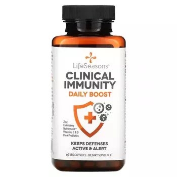 LifeSeasons, Clinical Immunity Daily Boost, 60 Veg Capsules