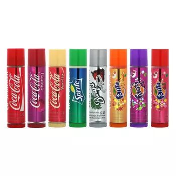 Lip Smacker, Coco-Cola, бальзам для губ, ассорти, 8 упаковок, 4 г (0,14 унции)