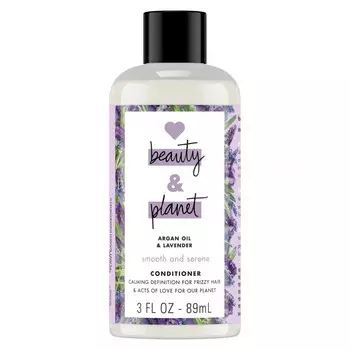 Love Beauty and Planet, Кондиционер для гладкости и безмятежности, масло арганы и лаванда, 89 мл (3 жидк. Унции)