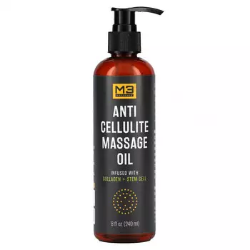 M3 Naturals, Масло для массажа против целлюлита, 8 жидких унций (240 мл)