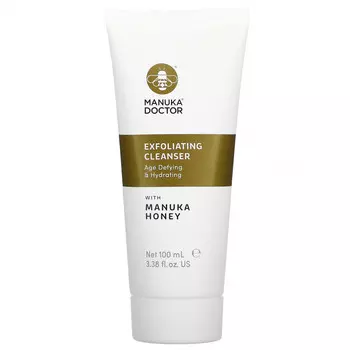 Manuka Doctor, Отшелушивающее очищающее средство с медом манука, 100 мл (3,38 жидк. Унции)