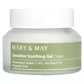 Mary&May, Успокаивающий гель-крем для чувствительной кожи, 70 г (2,46 унции)