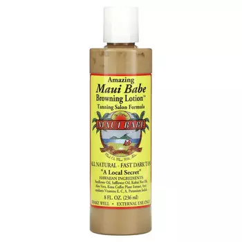Maui Babe, Amazing Browning Lotion, салонное средство для загара, 236 мл (8 жидк. унций)