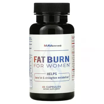 MAV Nutrition, Fat Burn, для женщин, 60 капсул