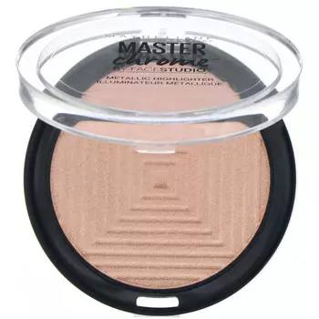 Maybelline, Master Chrome, хайлайтер с металлическим блеском, оттенок Molten Peach 150, 5,6 г
